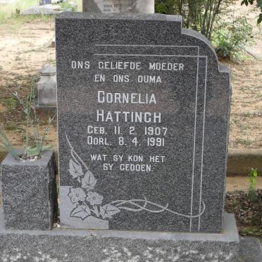 HATTINGH Cornelia 1907-1991