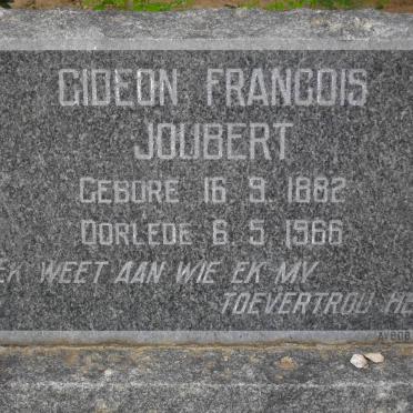 JOUBERT Gideon Francois 1882-1966