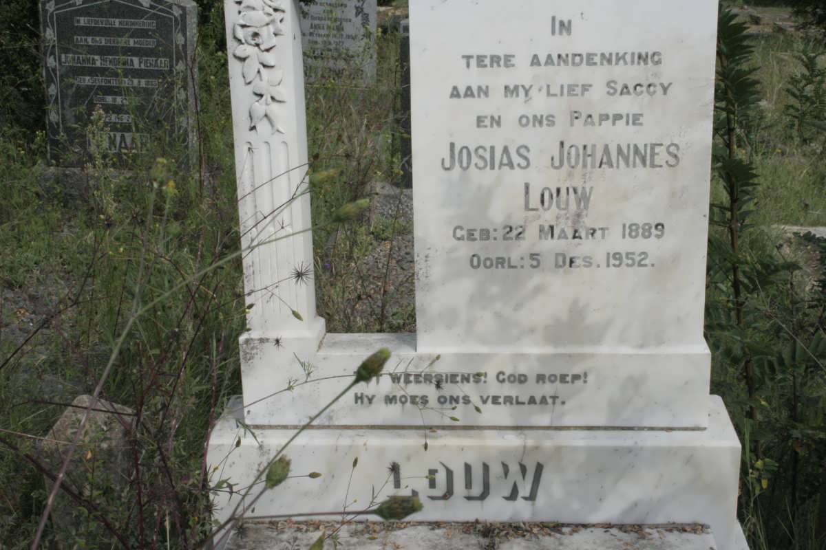 LOUW Josias Johannes 1889-1952