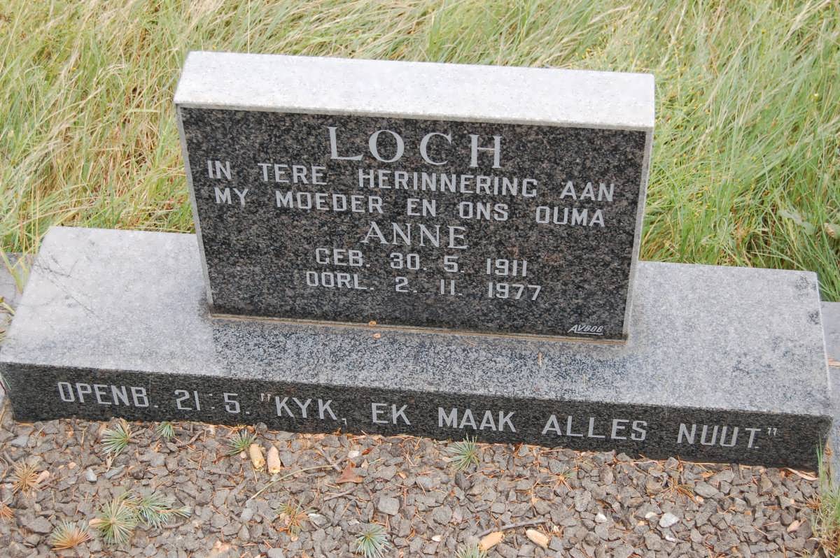 LOCH Anne 1911-1977