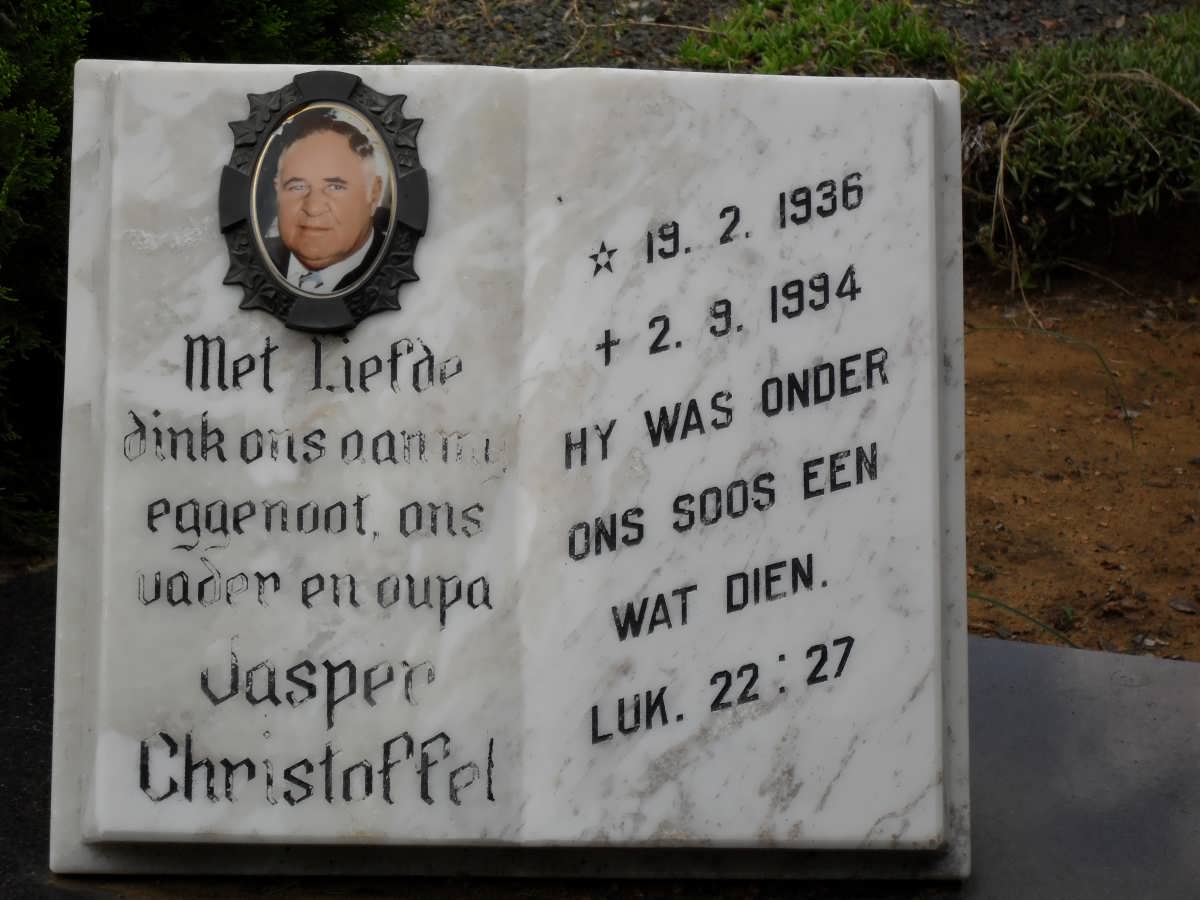 LINDE Jasper Christoffel, van der 1936-1994