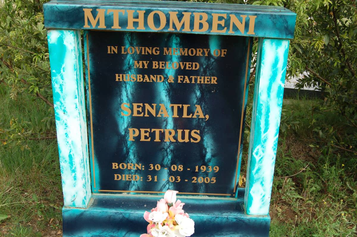 MTHOMBENI Senatla Petrus 1939-2005