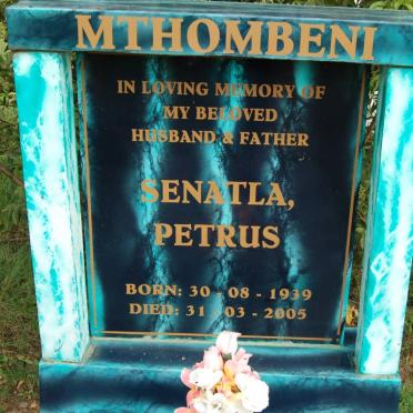 MTHOMBENI Senatla Petrus 1939-2005