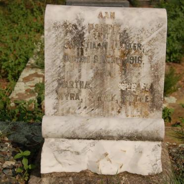 MULLER Christiaan -1916