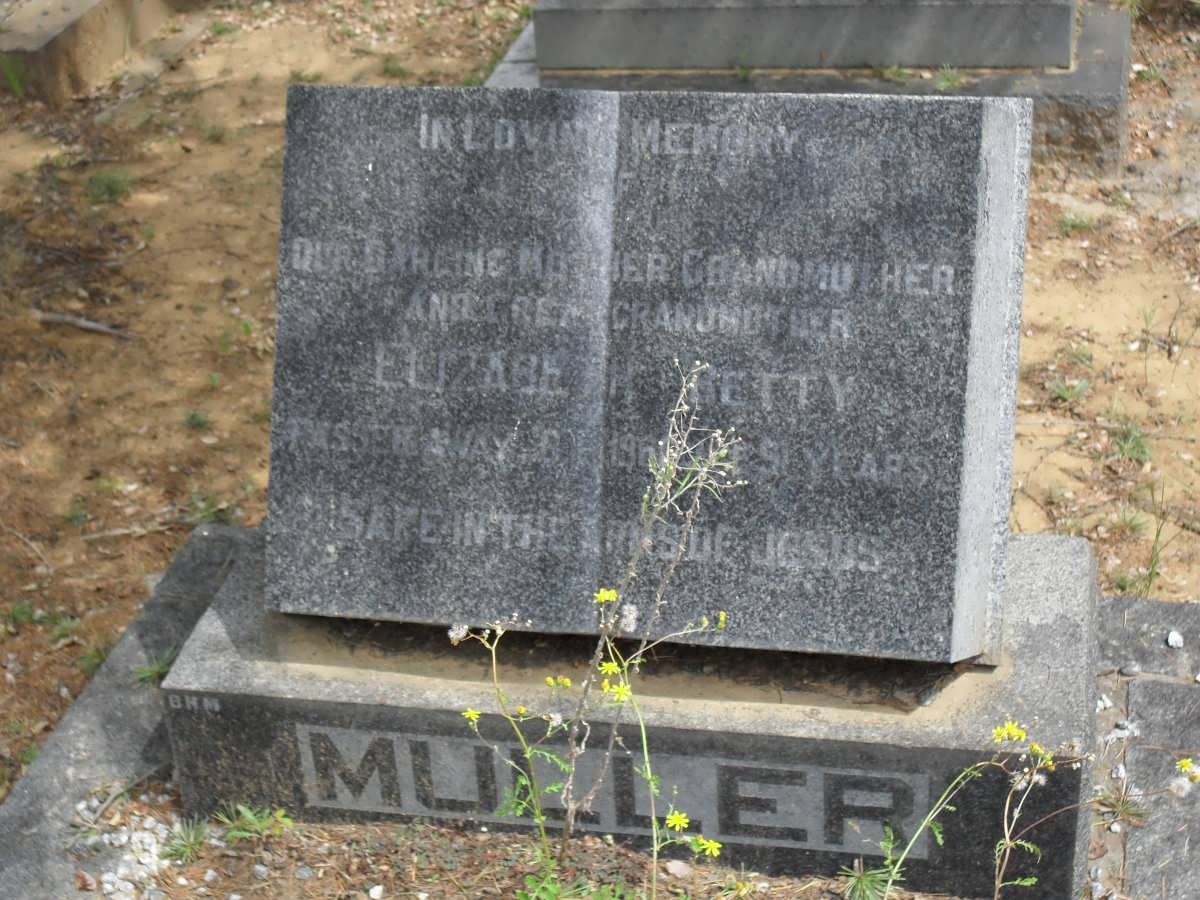 MULLER Elizabeth -196?