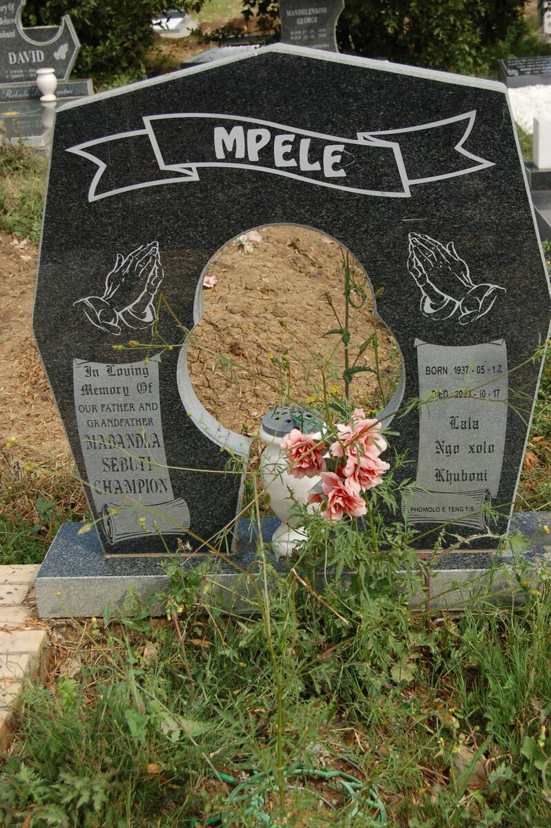 MPELE Mabandla Sebuti Champion 1937-2003