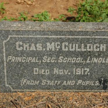 McCULLOCH Chas -1917