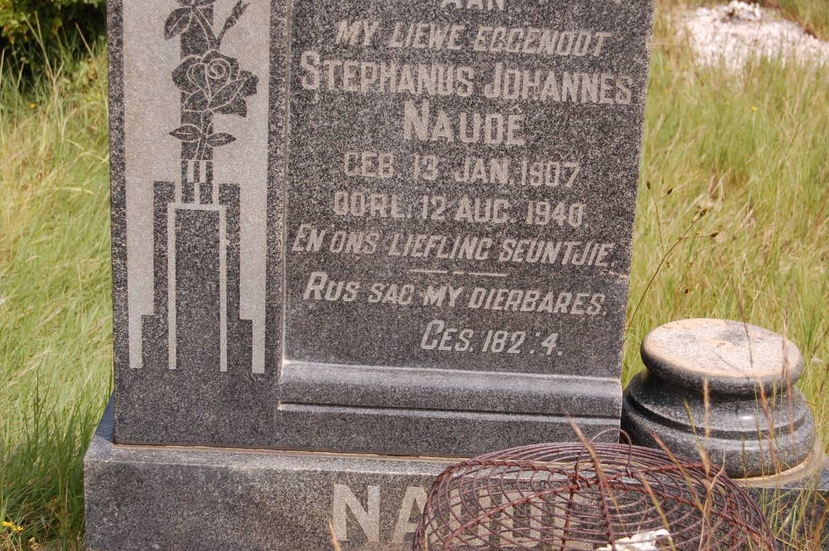 NAUDE Stephanus Johannes 1907-1940