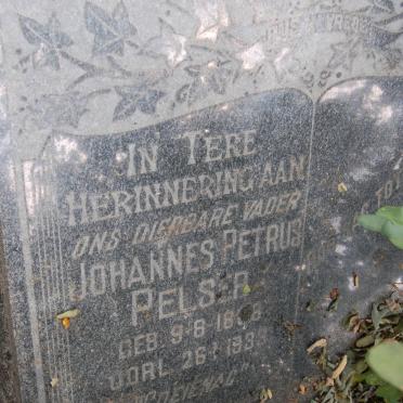 PELSER Johannes Petrus 1868-1933