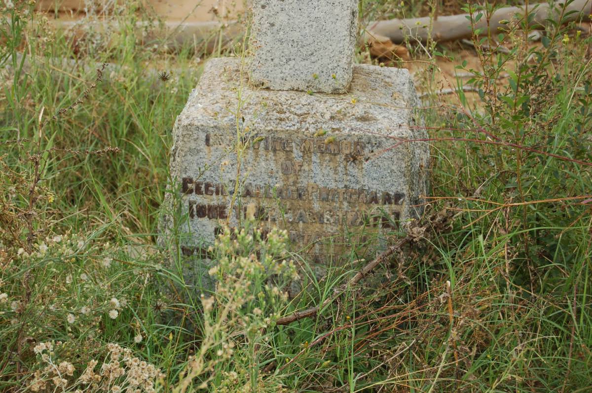 PRITCHARD Cecil Wallace -1922