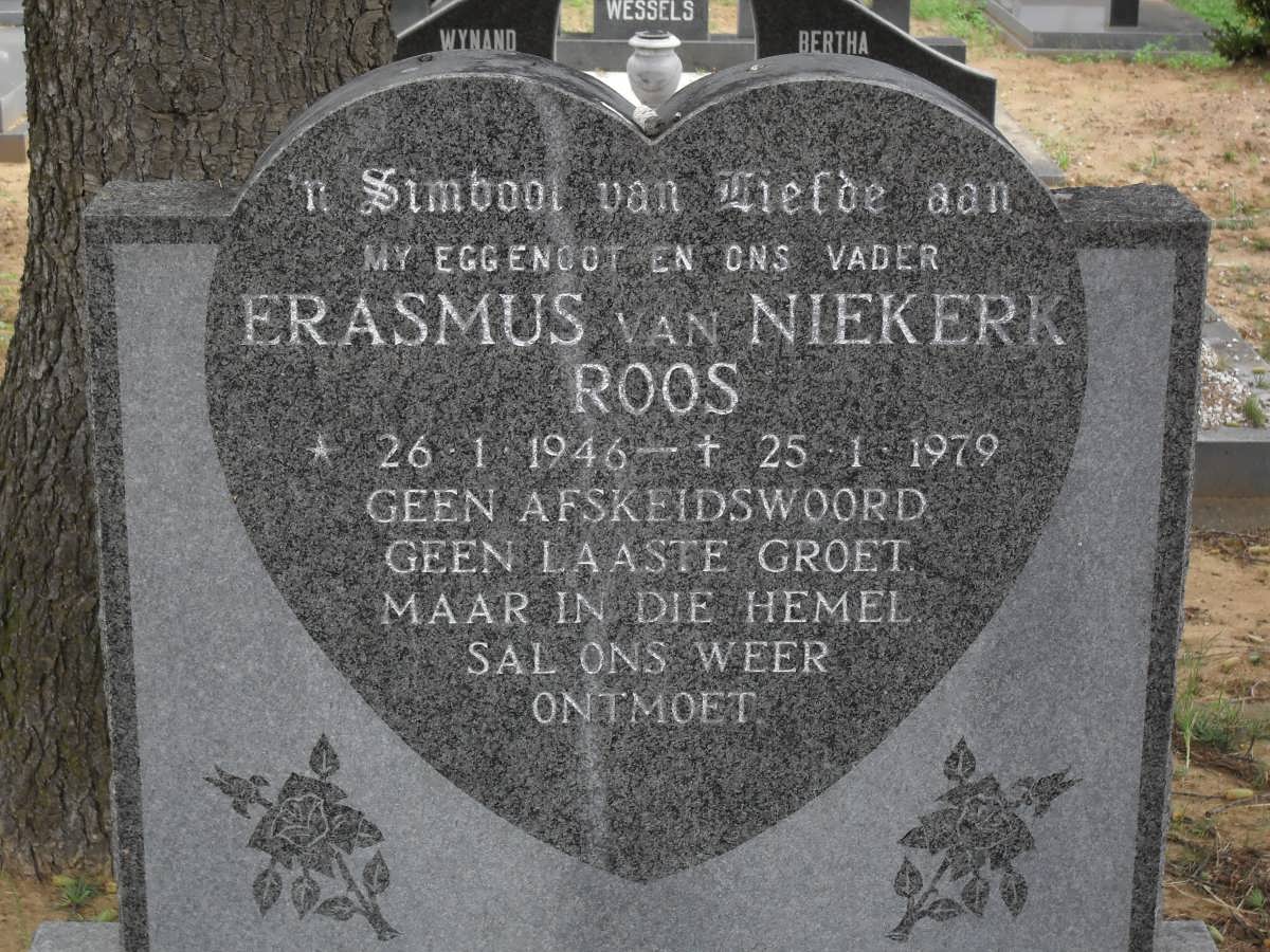 ROOS Erasmus van Niekerk 1946-1979