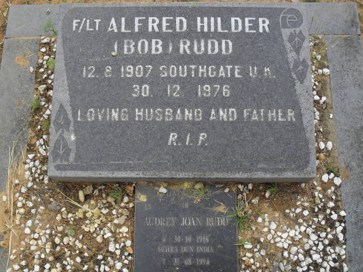 RUDD Alfred Hilder 1907-1976 &amp; Audrey Joan 1918-1994