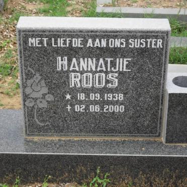 ROOS Hannatjie 1938-2000