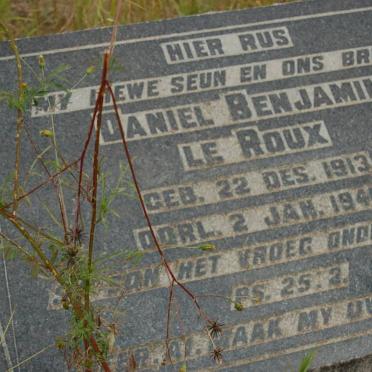 ROUX Daniel Benjamin, le 1913-1940