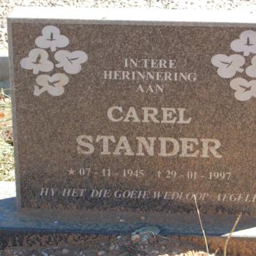 STANDER Carel 1945-1997