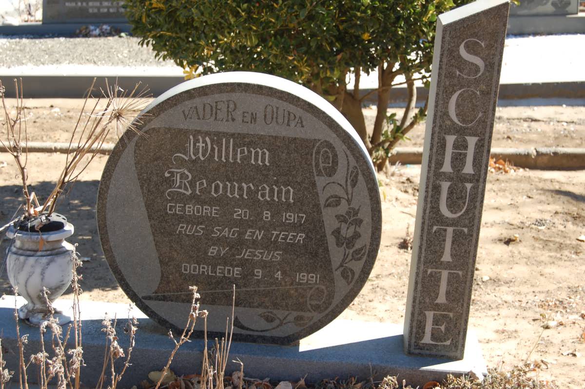 SCHUTTE Willem Beourain 1917-1991