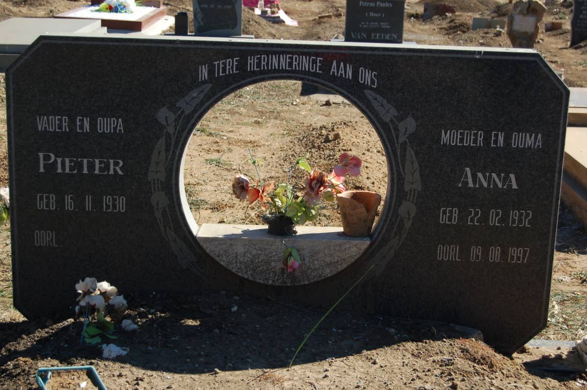 ? Pieter 1930- &amp; Anna 1932-1997