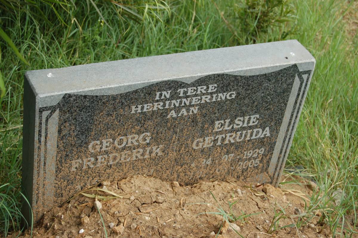 ? Georg Frederik &amp; Elsie Getruida 1929-2005