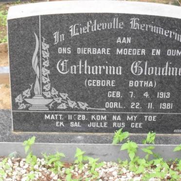? Catharina Gloudina nee BOTHA 1913-1981