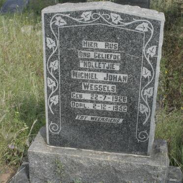 WESSELS Michiel Johan 1926-1952