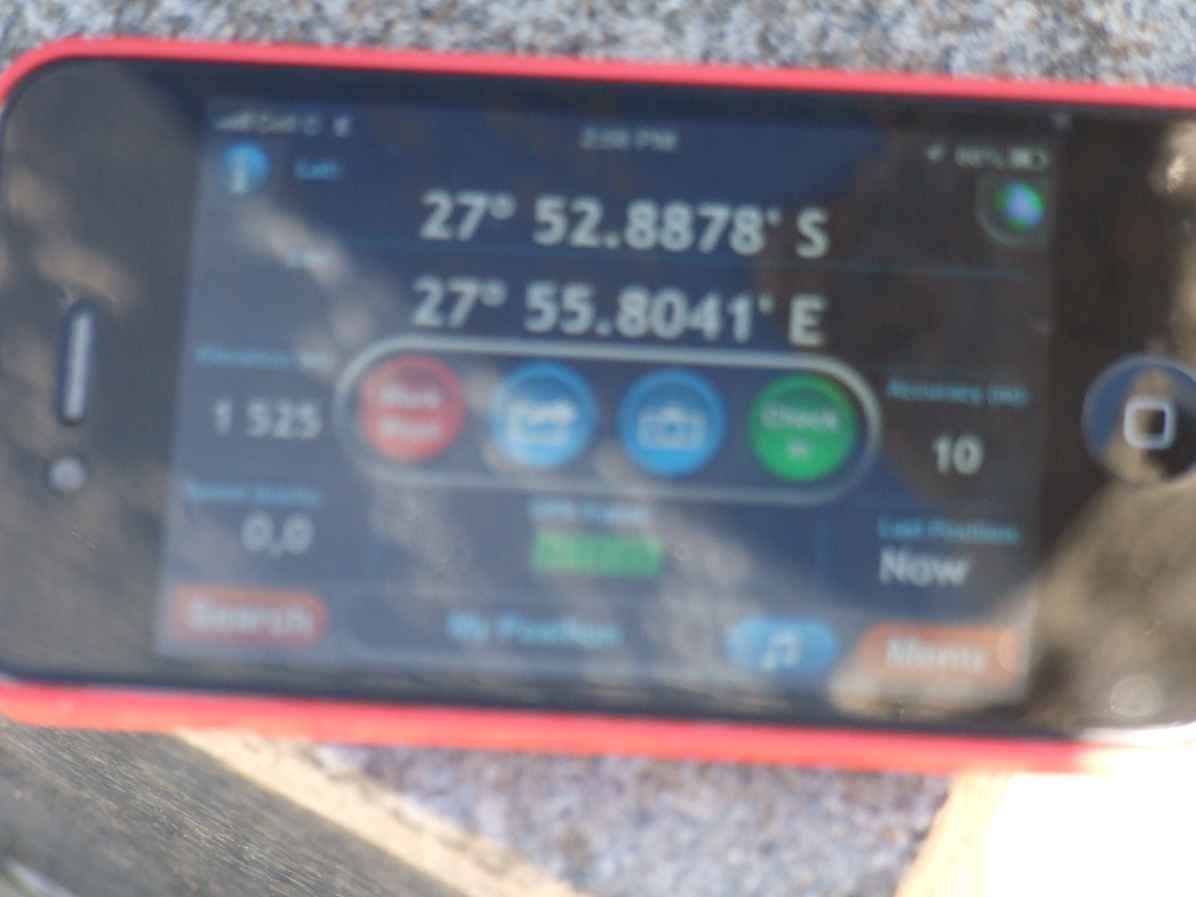 3. G.P.S. Co-Ordinates for British War Memorial