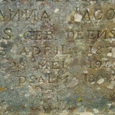 BRITS Johanna Jacoba nee DEENSE 1875-1948