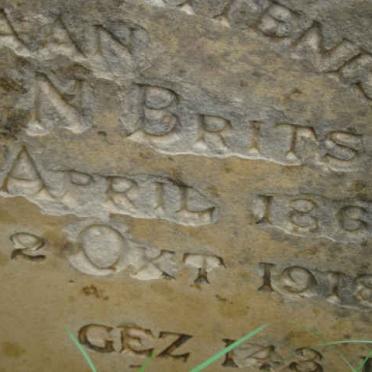 BRITS Gert N. 1869-1918 