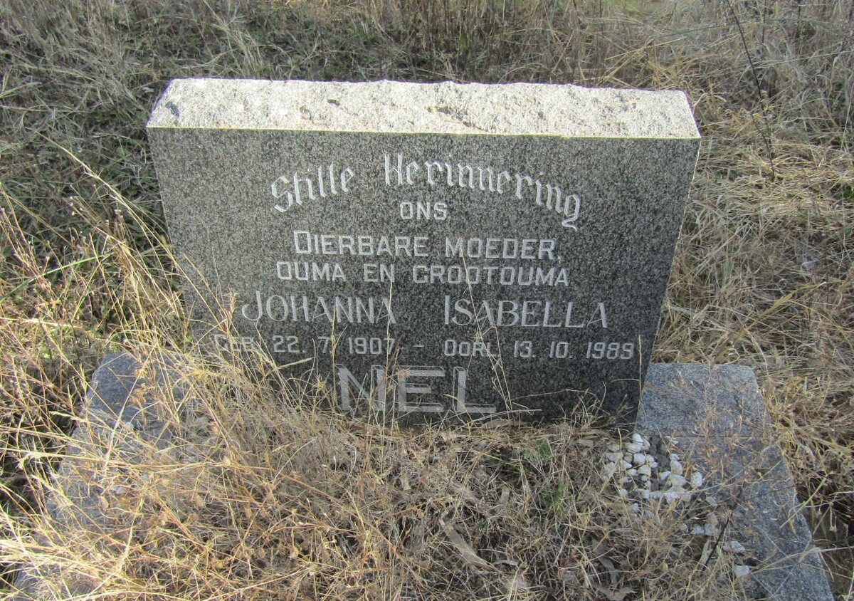 NEL Johanna Isabella 1907-1989