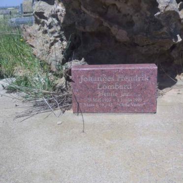 LOMBARD Johannes Hendrik 1920-1999