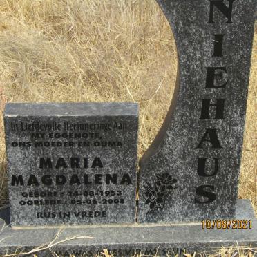 NIEHAUS Maria Magdalena 1953-2008