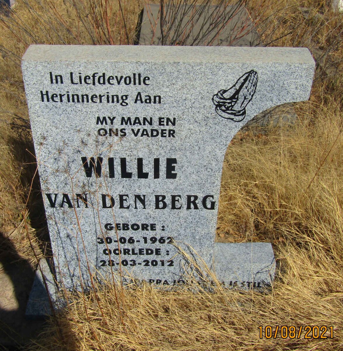 BERG Willie, van den 1962-2012