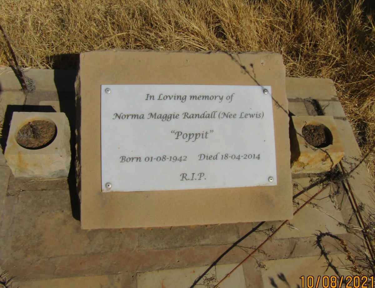 RANDALL Norma Maggie nee LEWIS 1942-2014