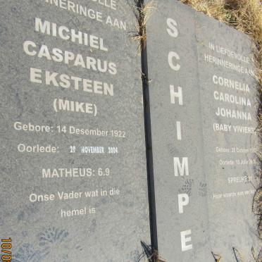 SCHIMPER Michiel Casparus Eksteen 1922-2004 &amp; Cornelia Carolina Johanna VIVIERS 1923-2000 _1
