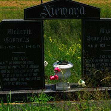 NIEMAND Diederik Cornelis 1932-2003 &amp; Mason Georgina SMIT 1938-1994