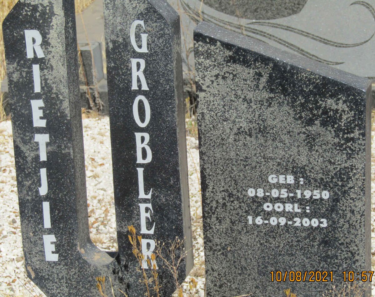 GROBLER Rietjie 1950-2003