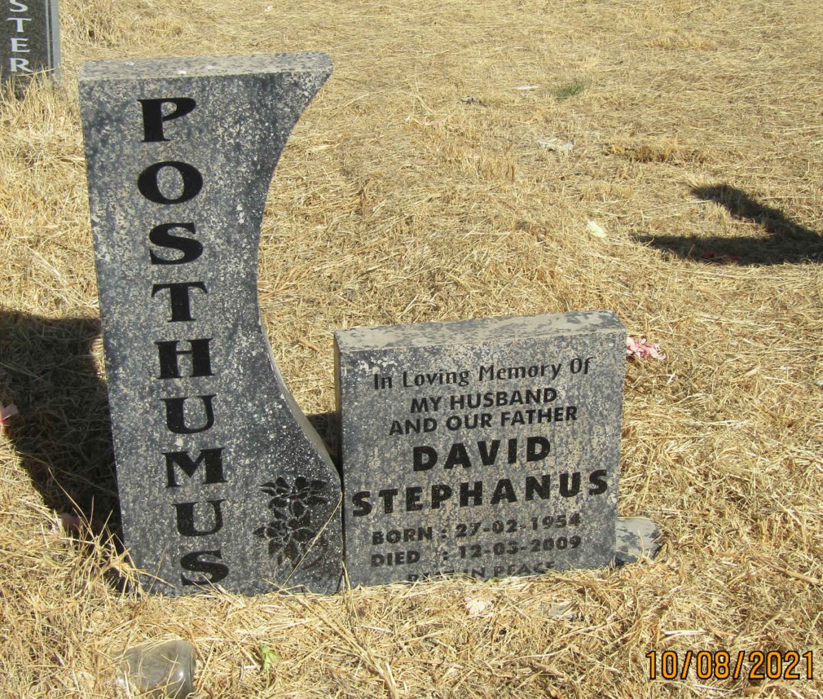 POSTHUMUS David Stephanus 1954-2009