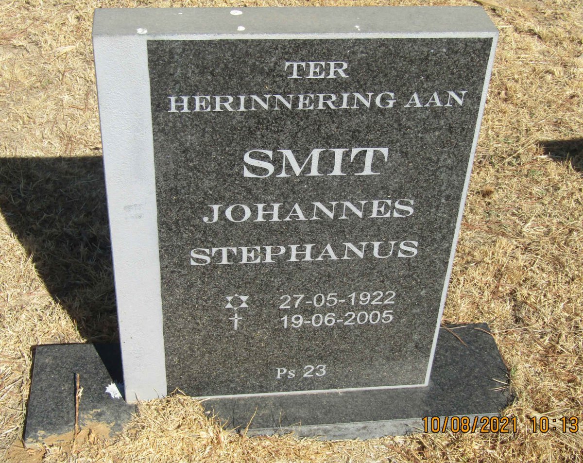 SMIT Johannes Stephanus 1922-2005