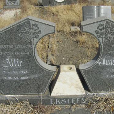 EKSTEEN Attie 1907- 1990 &amp; Janie SMIT 1908-1992