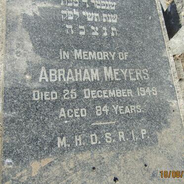 MEYERS Abraham -1949