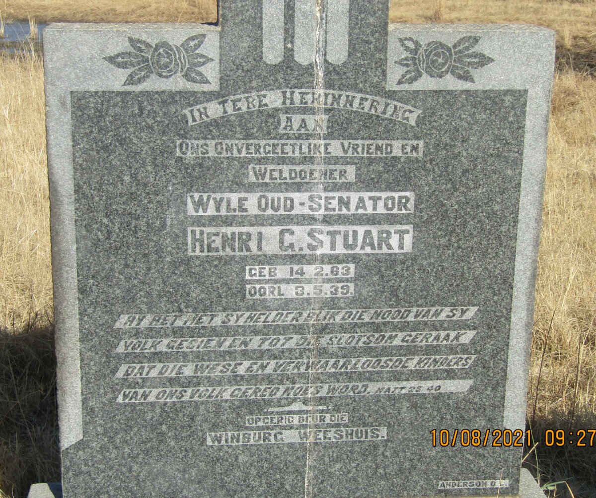 STUART Henri G. 1863-1939