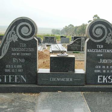 EKSTEEN Ryno 1898-1967 &amp; Judith 1916-1997