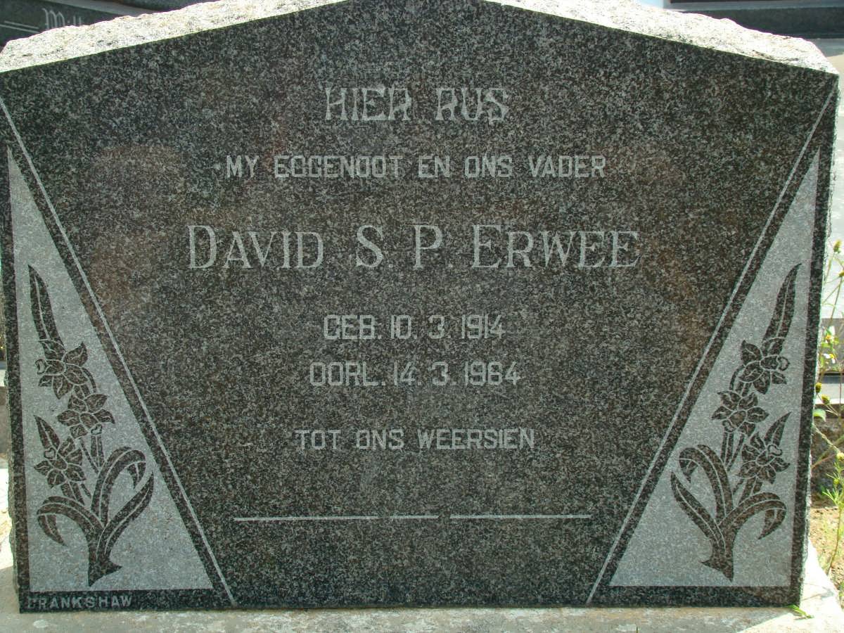 ERWEE David S.P. 1914-1964