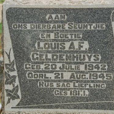 GELDENHUYS Louis A.F. 1942-1945