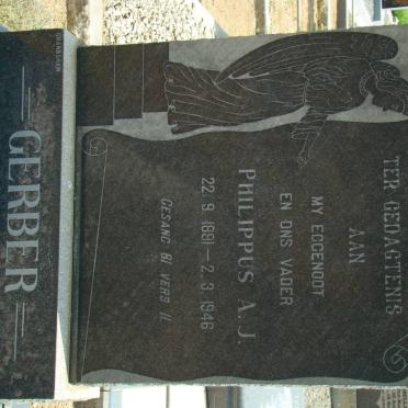 GERBER Philippus A.J. 1891-1946