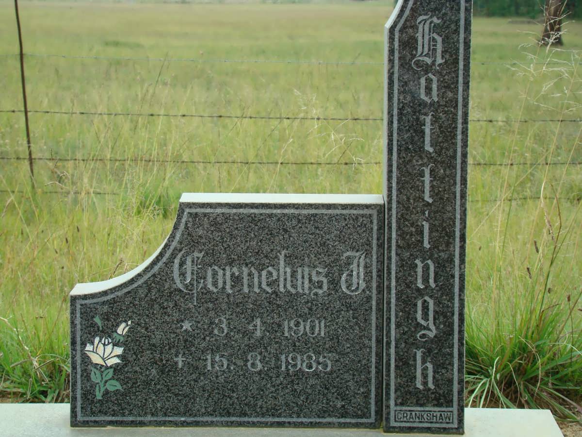 HATTINGH Cornelius J. 1901-1985