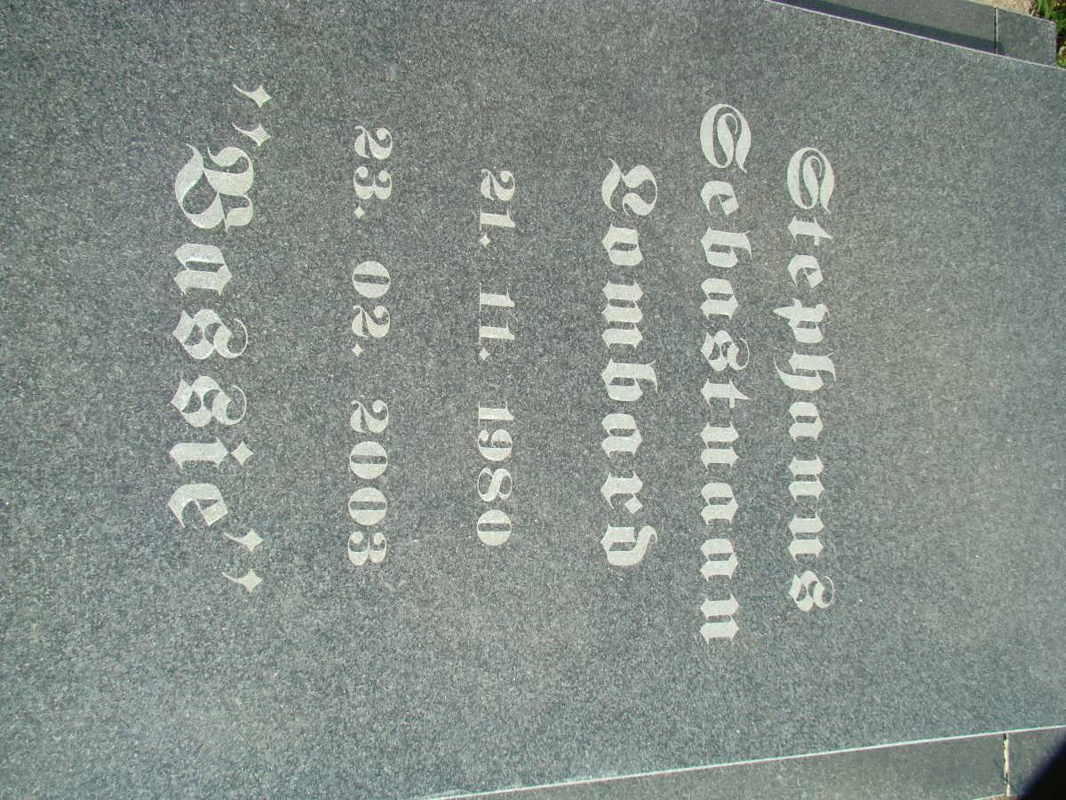 LOMBARD Stephanus Sebastuaan 1980-2003