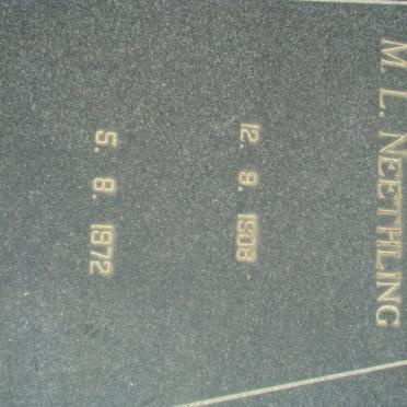 NEETHLING M.L. 1908-1972
