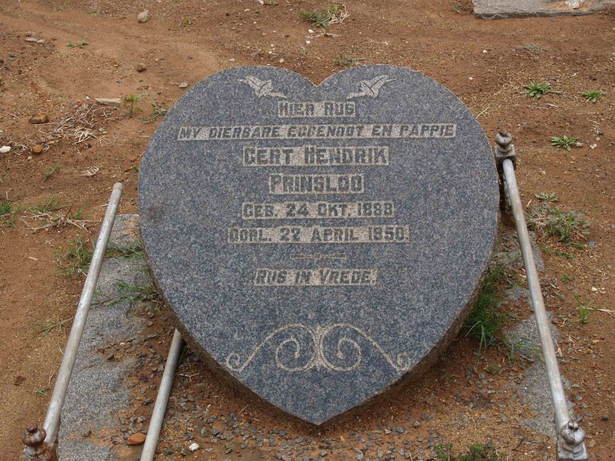 PRINSLOO Gert Hendrik 1883-1950