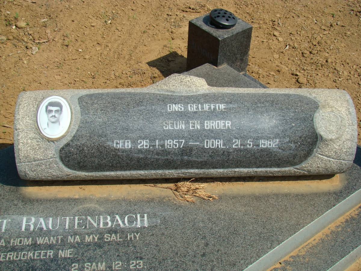 RAUTENBACH Gerrit 1957-1982