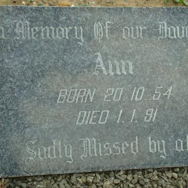 ? Ann 1954-1991